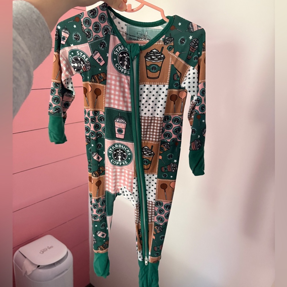 Starbucks 6-12 month bamboo zippy